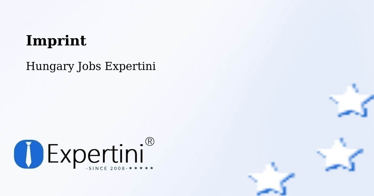 Imprint – Vép - Hungary Jobs Expertini
